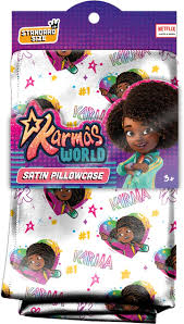 karma's world satin pillowcase