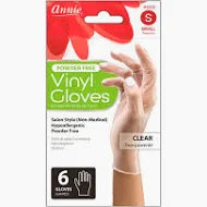 Annie Vinyl Glove Small 6pk