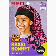 red by kiss kids braid bonnet