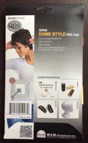 qfitt auburn span dome wig cap