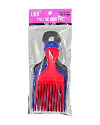 Eden 3pk plastic hair pik