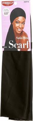 Red by Kiss 60 x 16 Satin Wrap Scarf