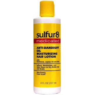 Sulfur8 Medicated Anti-Dandruff Oil Moisturizing Hair Lotion