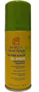 Isoplus oil sheen tea tree& aloe 2oz